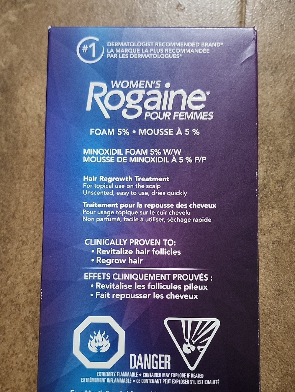 Women's Rogaine Foam 5% - Purple Packaging